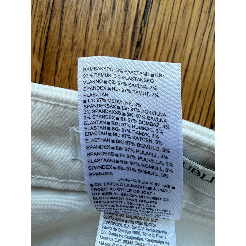 Banana Republic Women's Weekender Straight gi Pants Cream Size 14 - Picture 8 of 9